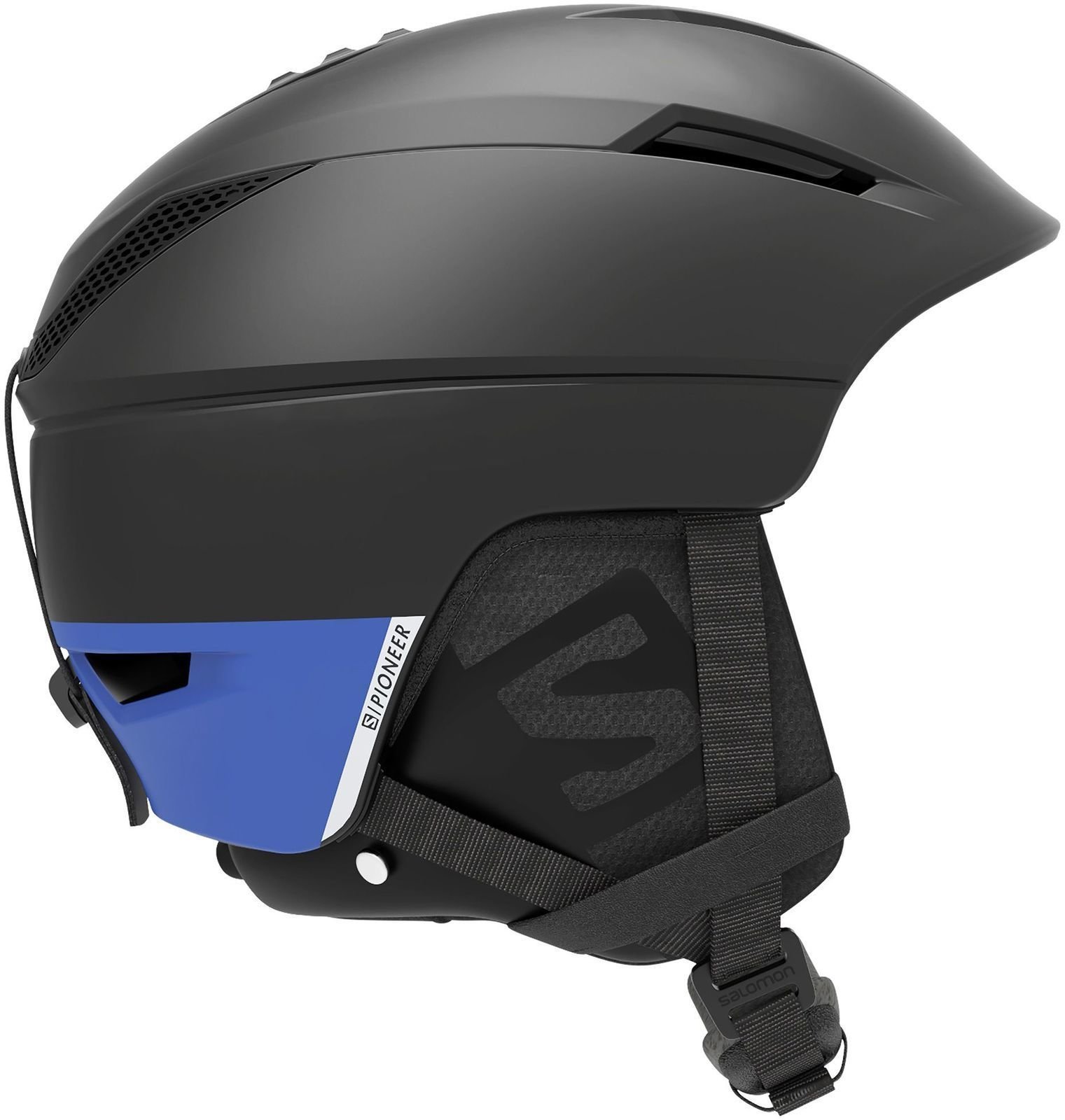 Lyžařská helma Salomon Pioneer C.Air Black/Race Blue L (59-62 cm) Lyžařská helma
