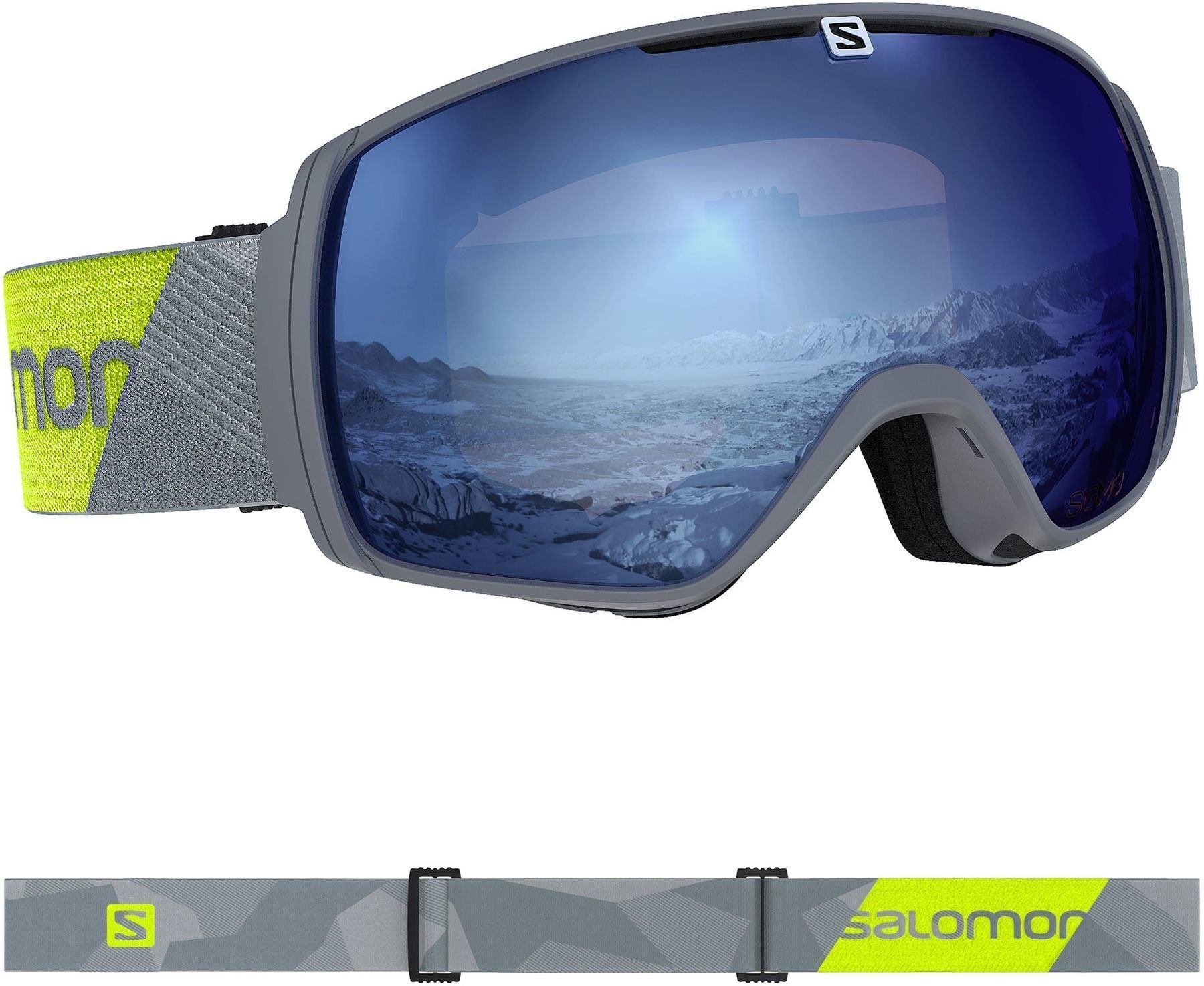 Lyžiarske okuliare Salomon XT One Grey/Neon Lyžiarske okuliare