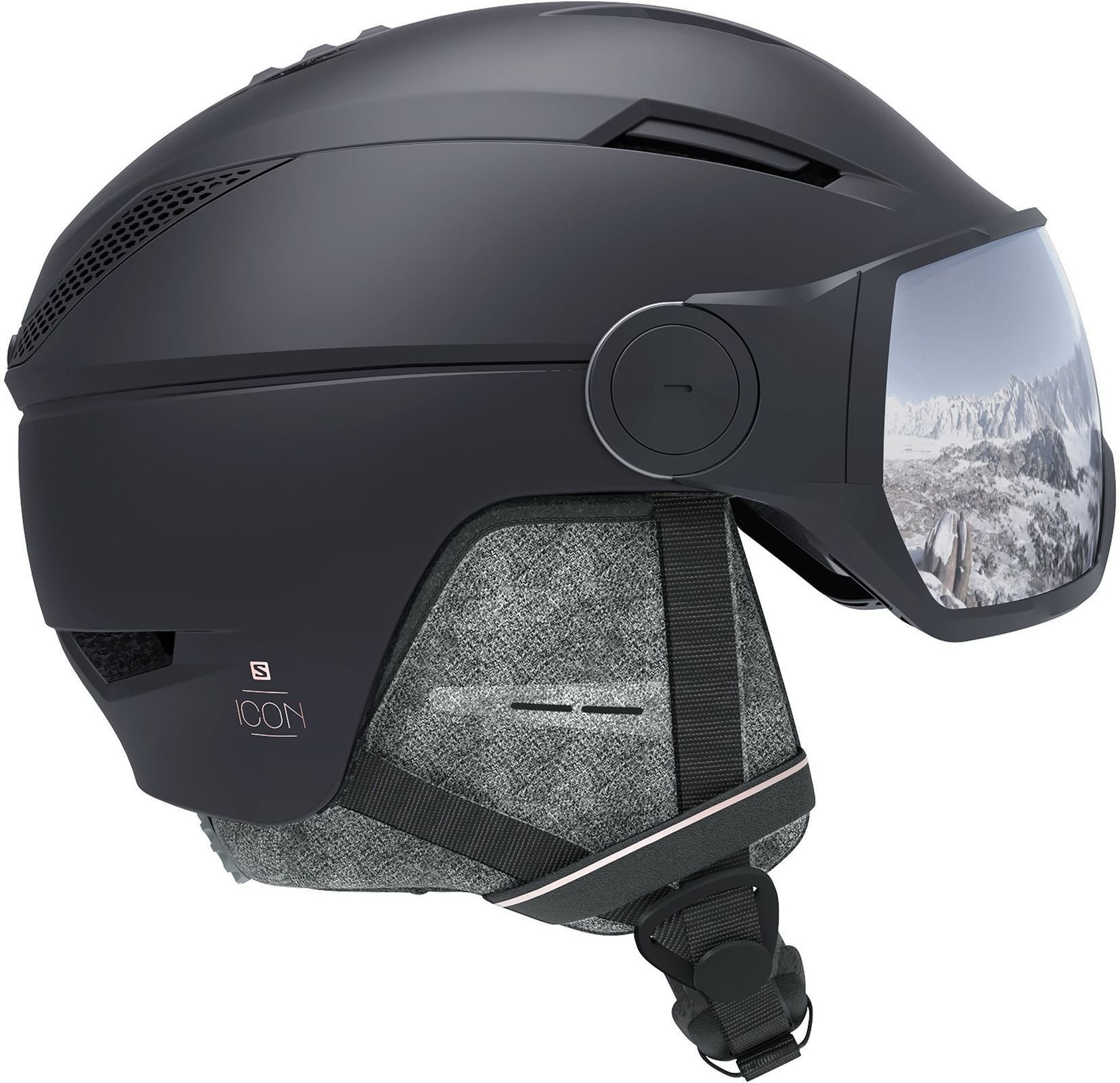 Ski Helmet Salomon Icon2 Visor Black M (56-59 cm) Ski Helmet