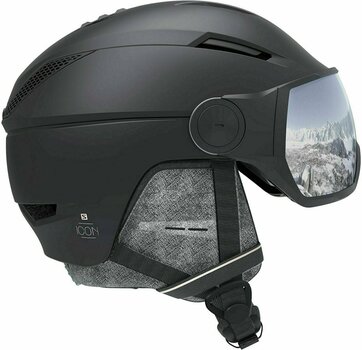 Ski Helmet Salomon Icon2 Visor Black M (56-59 cm) Ski Helmet - 1