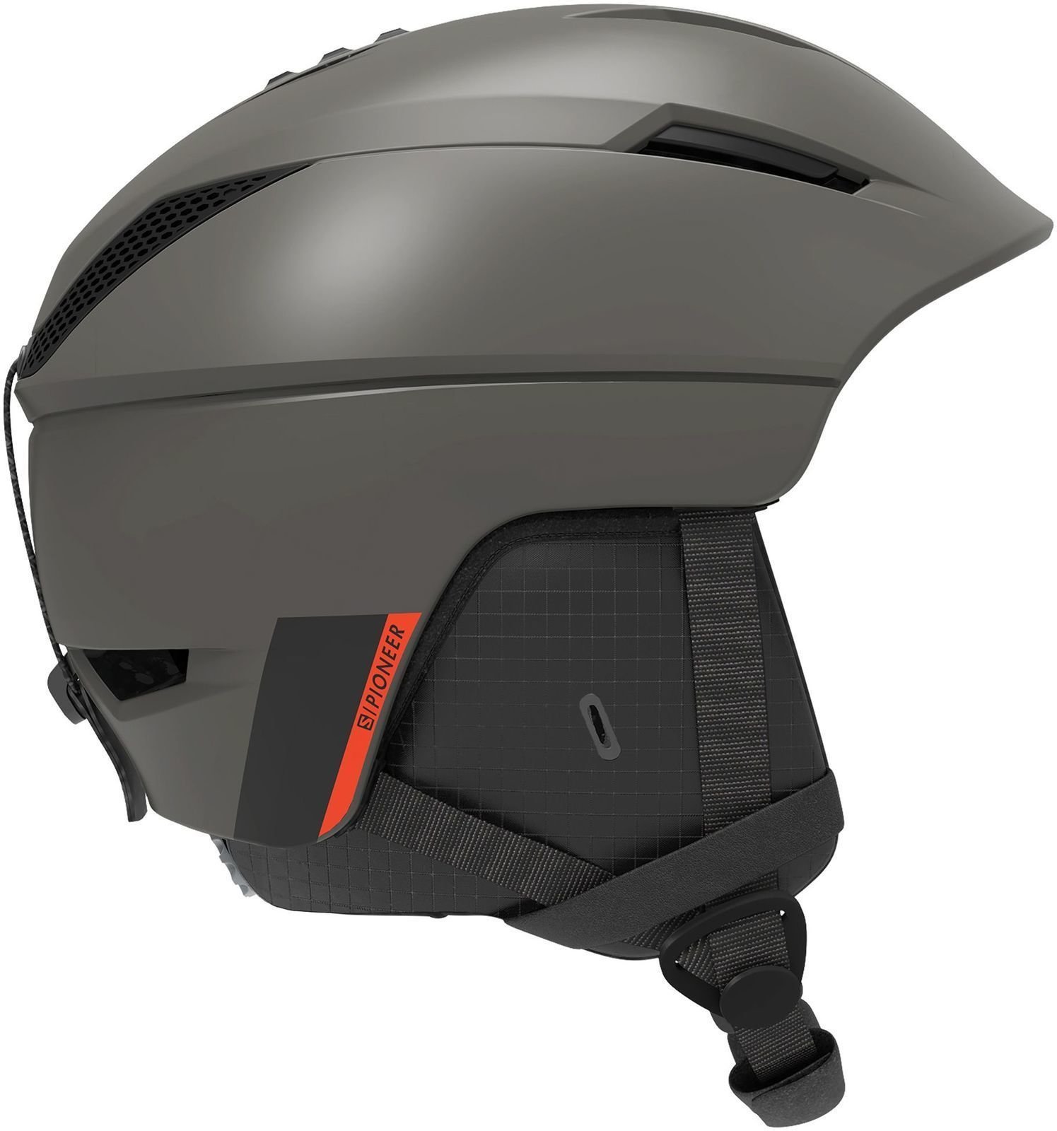 Ski Helmet Salomon Pioneer Beluga/Neon Red L (59-62 cm) Ski Helmet