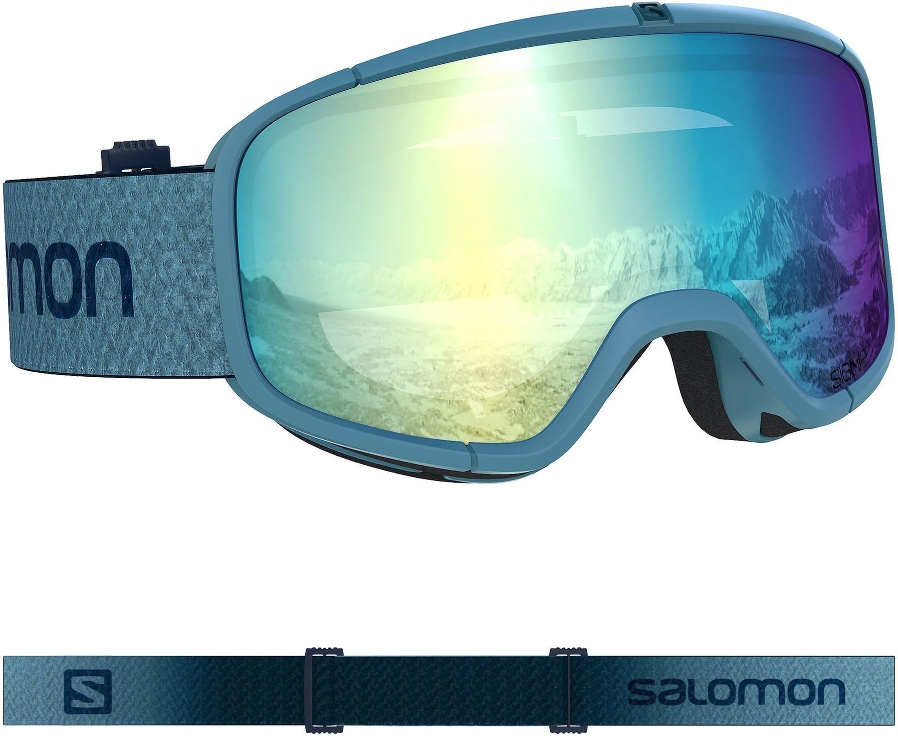 Masques de ski Salomon Four Seven Photo Blue Masques de ski