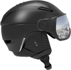 Salomon Pioneer Visor Skihelm Black L Salomon Pioneer Visor Skihelm Black L