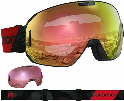 Ski Brillen Salomon S/Max Photo Red/Black Ski Brillen - 1