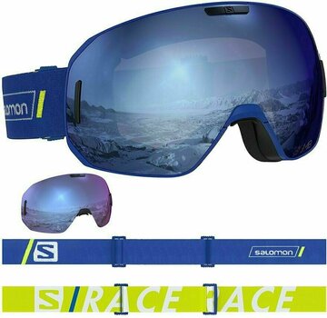 Lyžiarske okuliare Salomon S/Max Race Race Blue Lyžiarske okuliare - 1