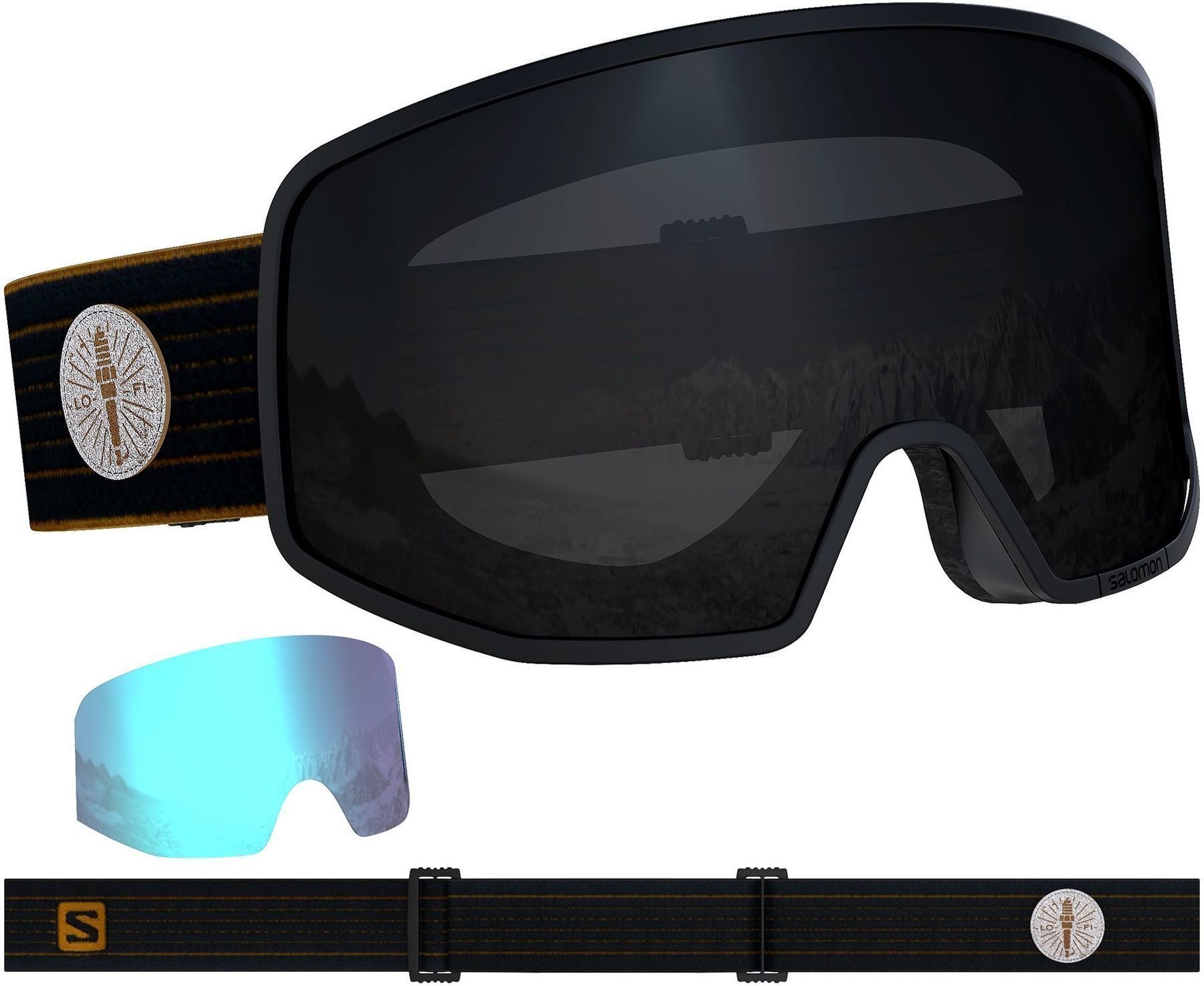 Ski Brillen Salomon LO FI Café Racer Ski Brillen