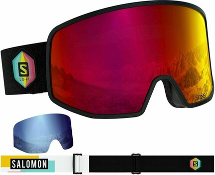 Okulary narciarskie Salomon LO FI Sigma Black/Safran Okulary narciarskie - 1