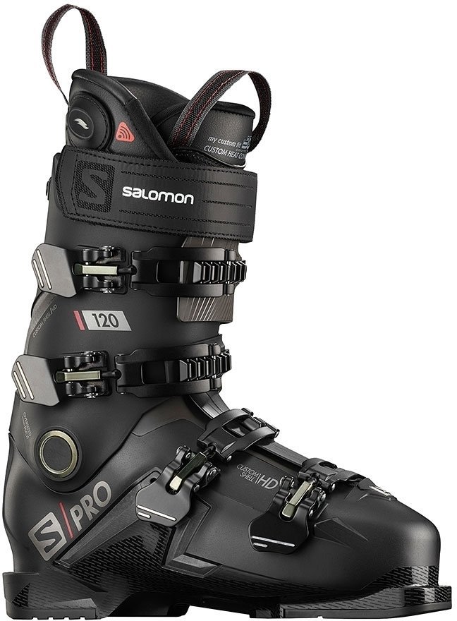 Chaussures de ski alpin Salomon S/PRO CHC Black/Belluga/Red 27/27,5 Chaussures de ski alpin