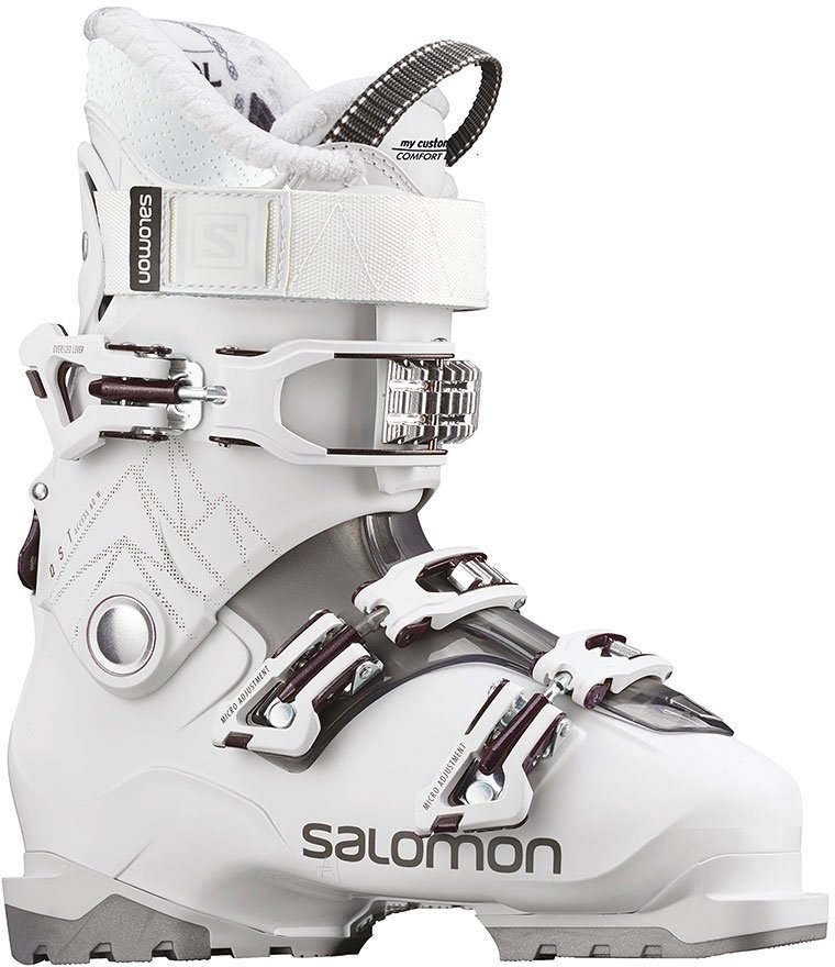 Zjazdové lyžiarky Salomon QST Access White/Anthracit Tra 23/23,5 Zjazdové lyžiarky