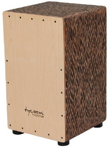 Cajón de madera Tycoon Box Cajon Hardwood Chiseled Orange & Beech Frontplate