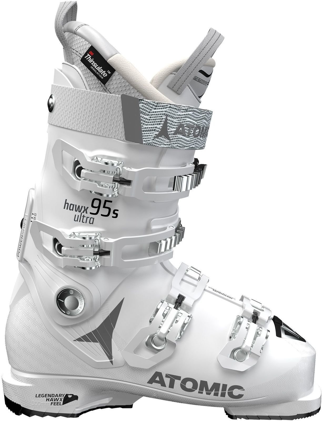 Chaussures de ski alpin Atomic Hawx Ultra W Blanc-Argent 24/24,5 Chaussures de ski alpin