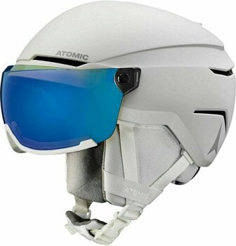 Ski Helmet Atomic Savor Visor Stereo White Heather M (55-59 cm) Ski Helmet - 1