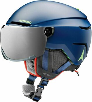 Ski Helmet Atomic Savor Visor Junior Blue S (51-55 cm) Ski Helmet - 1