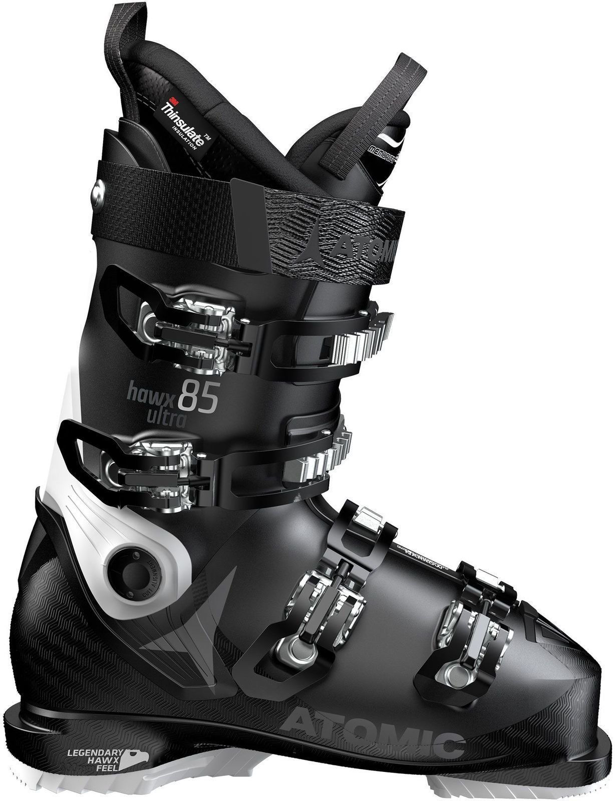 Botas de esquí alpino Atomic Hawx Ultra W Negro-White 24/24,5 Botas de esquí alpino