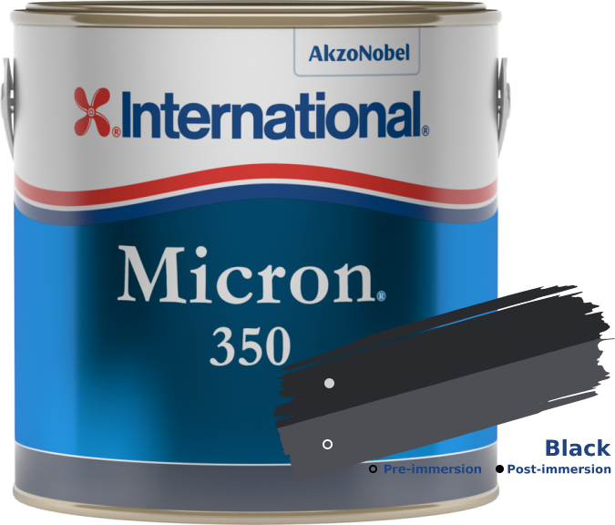 International Micron 350 Antifouling matrice Black