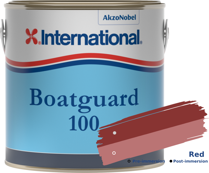 Антифузионно покритие International Boatguard 100 Red 2‚5L