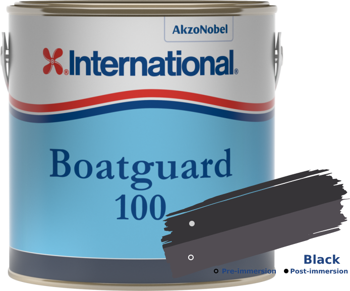 International Boatguard 100 Antifouling matrice Black