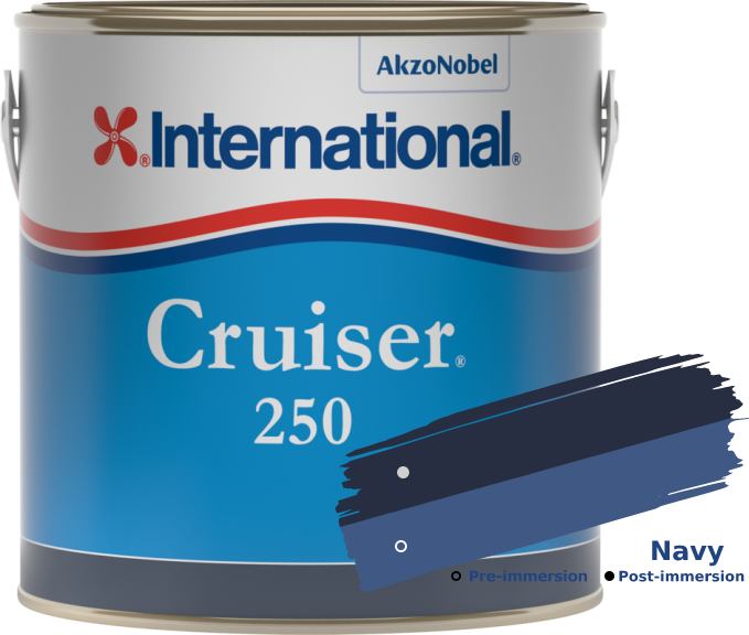 Antifouling Paint International Cruiser 250 Navy 750ml