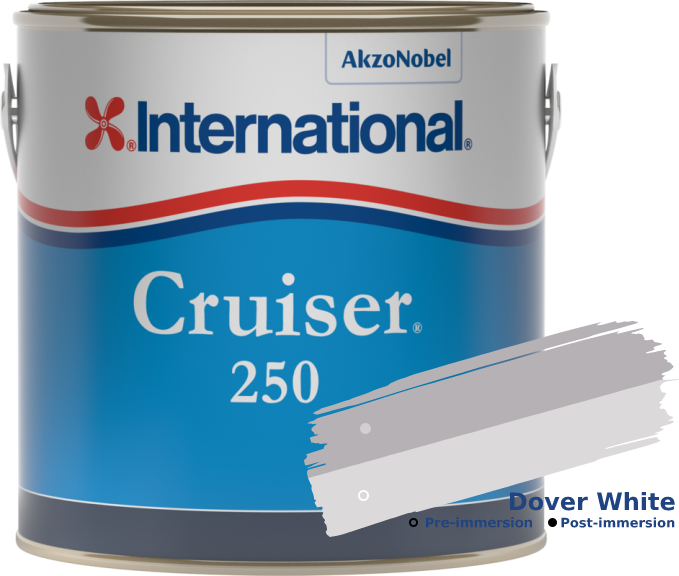 Antifouling Paint International Cruiser 250 Dover White 750ml