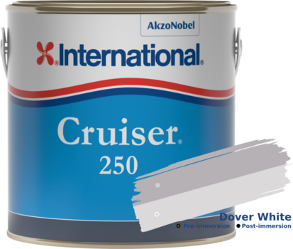 Antifouling Farbe International Cruiser 250 Dover White 2‚5L - 1