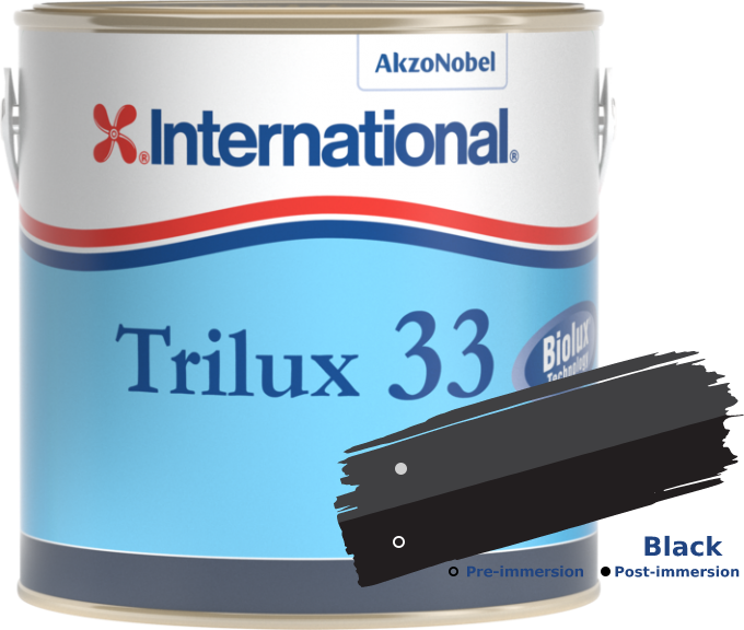 Antivegetacijski premazi International Trilux 33 Black 375ml