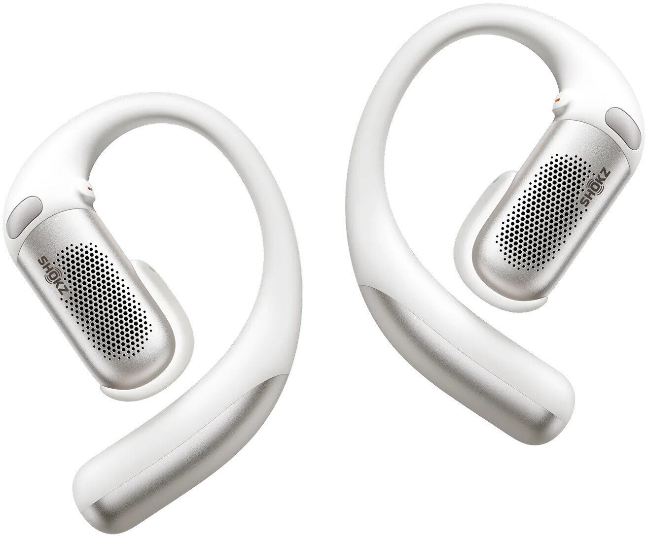 Drahtlose Ohrbügel-Kopfhörer Shokz OpenFit PRO White Drahtlose Ohrbügel-Kopfhörer