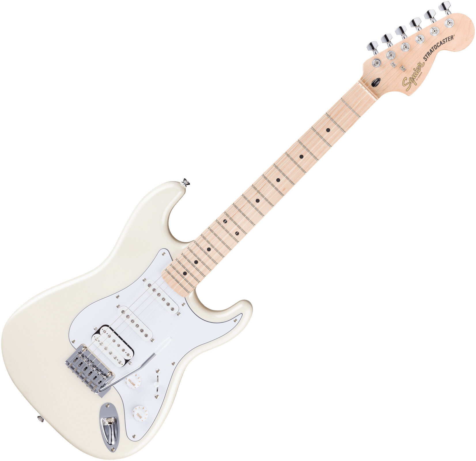 Gitara elektryczna Fender Squier FSR Affinity Stratocaster Junior HSS MN Pearl White Gitara elektryczna