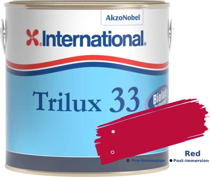 Antivegetacijski premazi International Trilux 33 Red 750ml