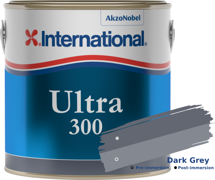 Antifouling Farbe International Ultra 300 Dark Grey 750ml