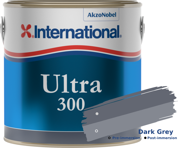 Αντιρρυπαντικό Υφαλόχρωμα International Ultra 300 Dark Grey 2‚5L