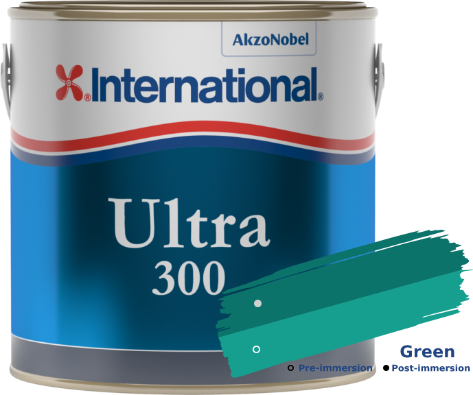 Αντιρρυπαντικό Υφαλόχρωμα International Ultra 300 Green 750ml