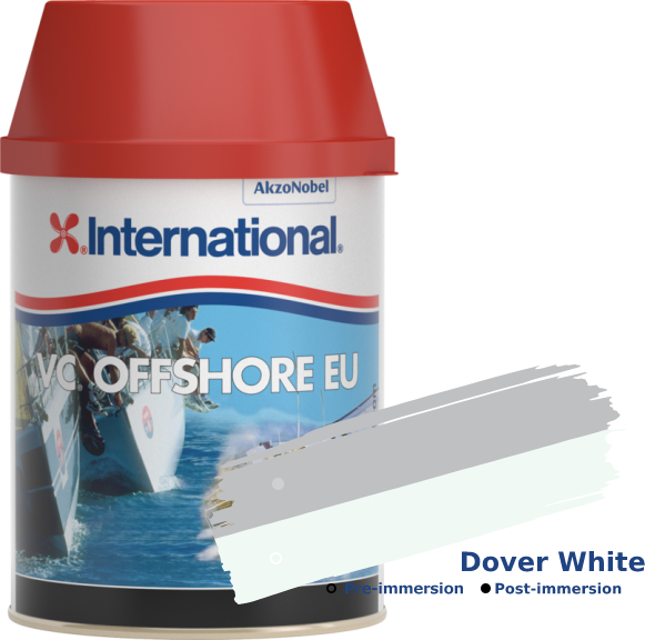Antivegetacijski premazi International VC Offshore Dover White 750ml