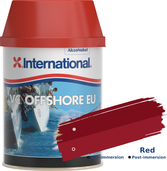 Antifouling Farbe International VC Offshore Red 750ml