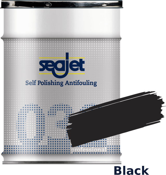 Antifouling Paint Seajet 032 Professional Black 3,5L