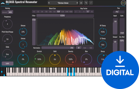 Studijski software plug-in efekt BLEASS BLEASS Spectral Resonator (Digitalni izdelek) - 1