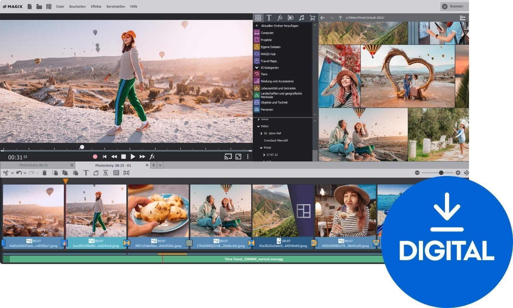 Software-ul video și grafică MAGIX MAGIX Photostory deluxe 2027 (Produs digital)