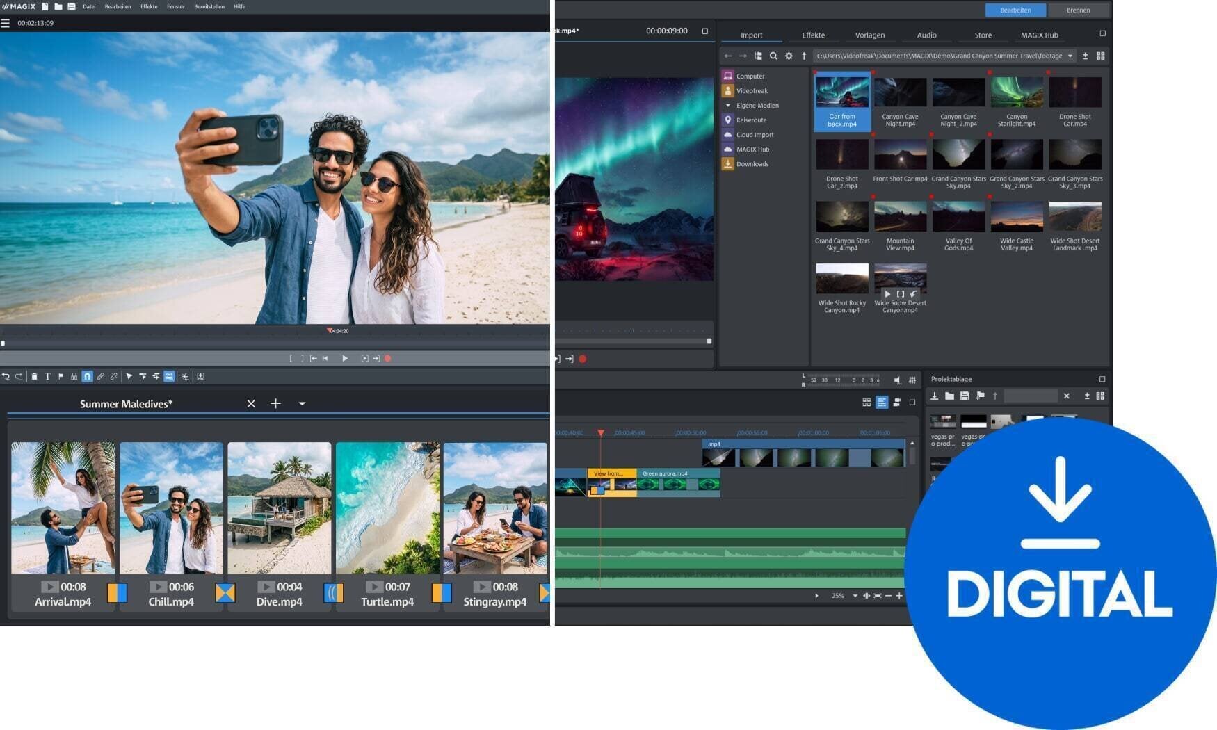 Software-ul video și grafică MAGIX MAGIX Video Pro X 18 (Produs digital)