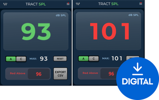 Stuudiotarkvara Waves Waves TRACT SPL Meter (Digitaalne toode)