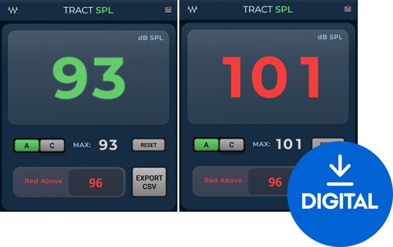Stuudiotarkvara Waves Waves TRACT SPL Meter (Digitaalne toode) - 1