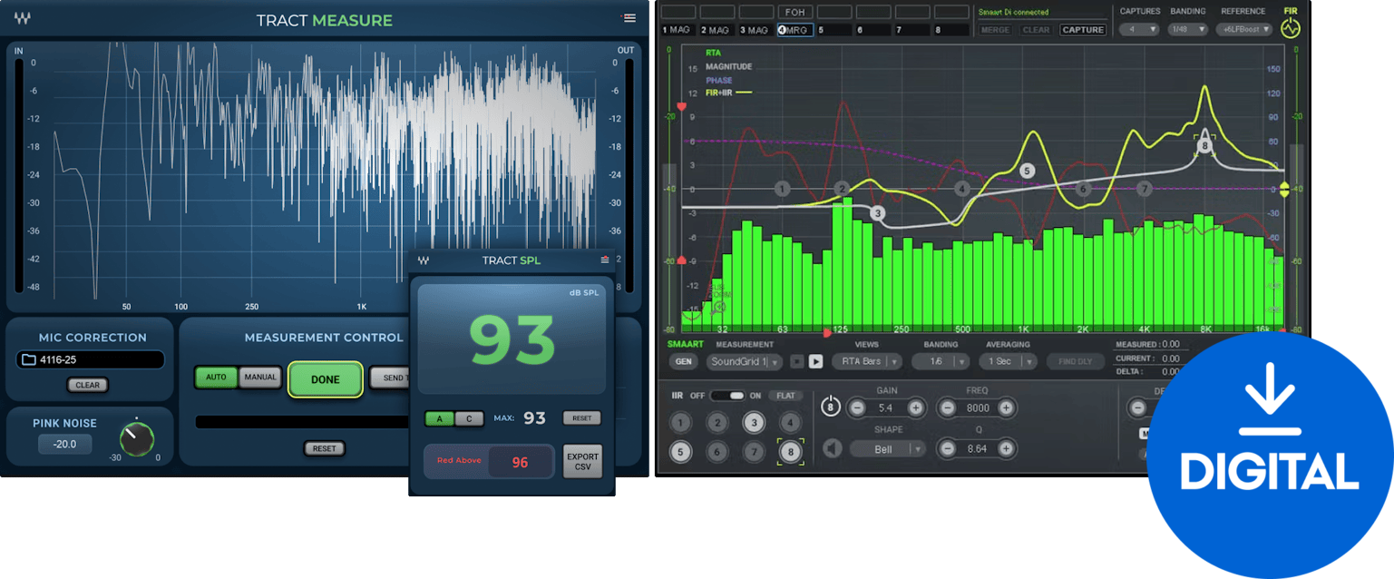 Software de studio Waves Waves TRACT System Calibration (Produs digital)