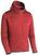 T-shirt/casaco com capuz para esqui Atomic Microfleece Hoodie Red Dahlia XL Hoodie