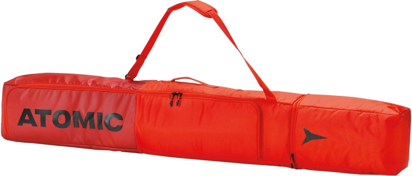 Ski Tasche Atomic Double Ski Bag Brigh Red/Dark Red