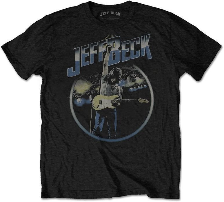 Tričko Jeff Beck Tričko Unisex Tee Circle Stage Unisex Black L