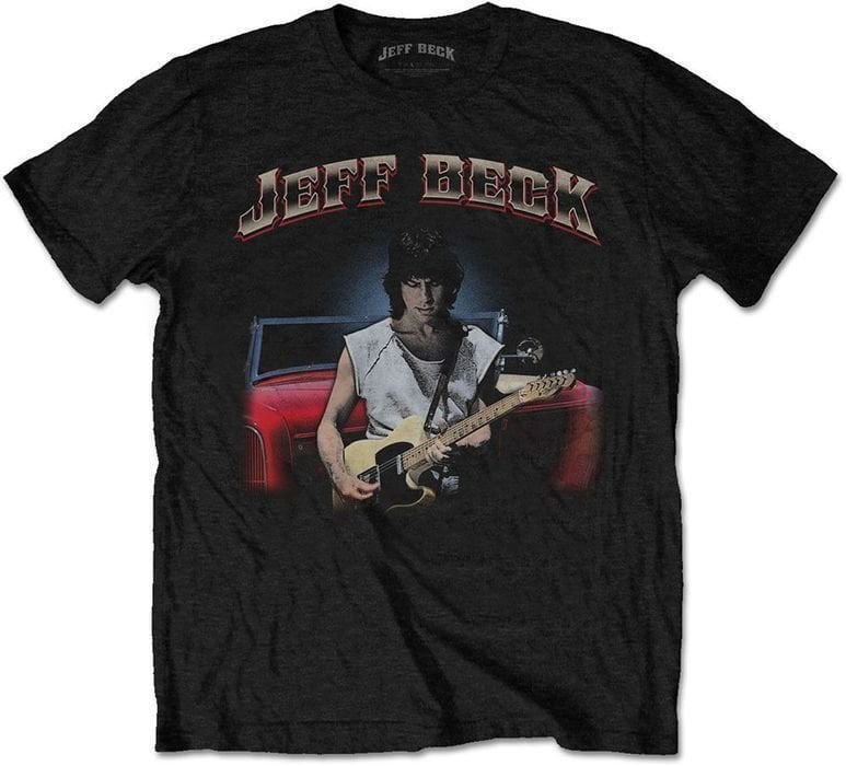 T-shirt Jeff Beck T-shirt Hot Rod JH Black L
