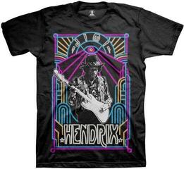 Риза Jimi Hendrix Electric Ladyland Neon Unisex Тениска с къс ръкав/Black/Къси