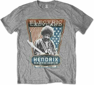 Tričko Jimi Hendrix Tričko Electric Ladyland Unisex Grey L - 1