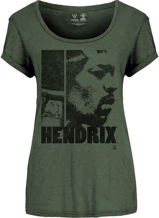 Koszulka Jimi Hendrix Koszulka Let Me Live Khaki Green 2XL