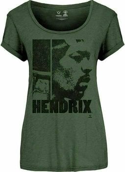 Tričko Jimi Hendrix Tričko Let Me Live Khaki Green 2XL - 1