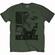 Jimi Hendrix Skjorta Let Me Live Khaki Green 2XL