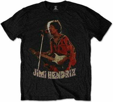 Shirt Jimi Hendrix Shirt Orange Kaftan Unisex Black S - 1